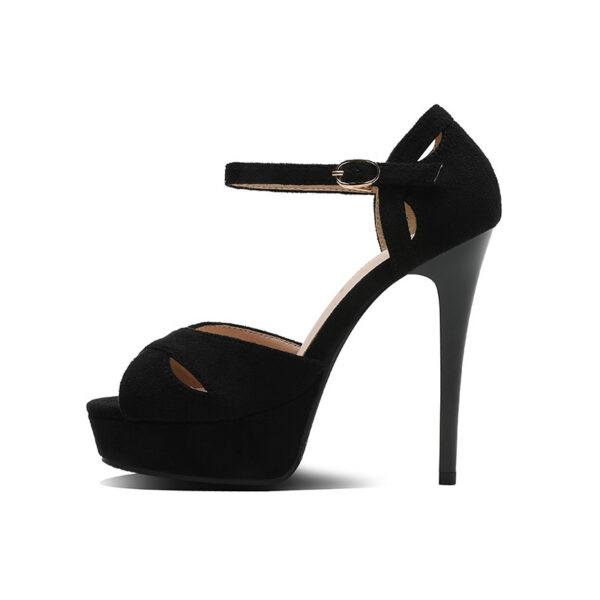 Stiletto High Heels Women's Fish Mouth Platform Sandals - Image 2