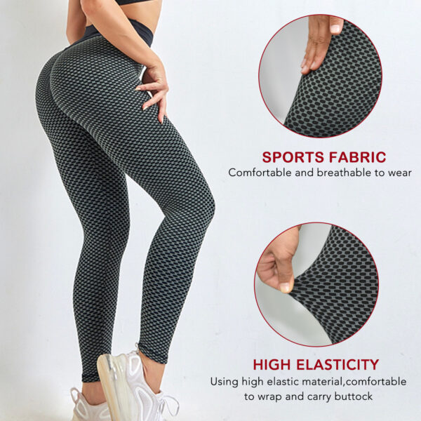TIK Tok Leggings Women Butt Lifting Workout Tights Plus Size Sports High Waist Yoga Pants Small Amazon Banned - Image 4