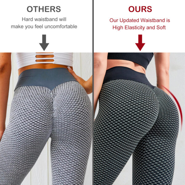TIK Tok Leggings Women Butt Lifting Workout Tights Plus Size Sports High Waist Yoga Pants Small Amazon Banned - Image 8
