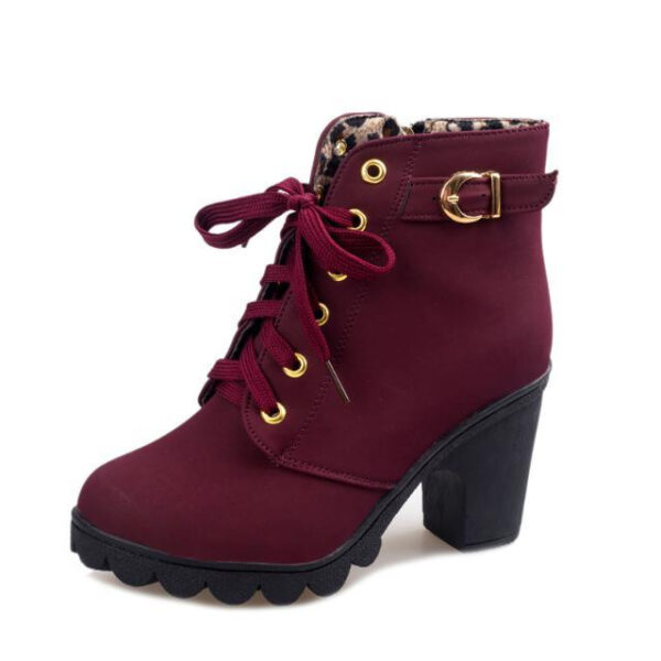 Cross strappy booties with Martin boots - Image 4